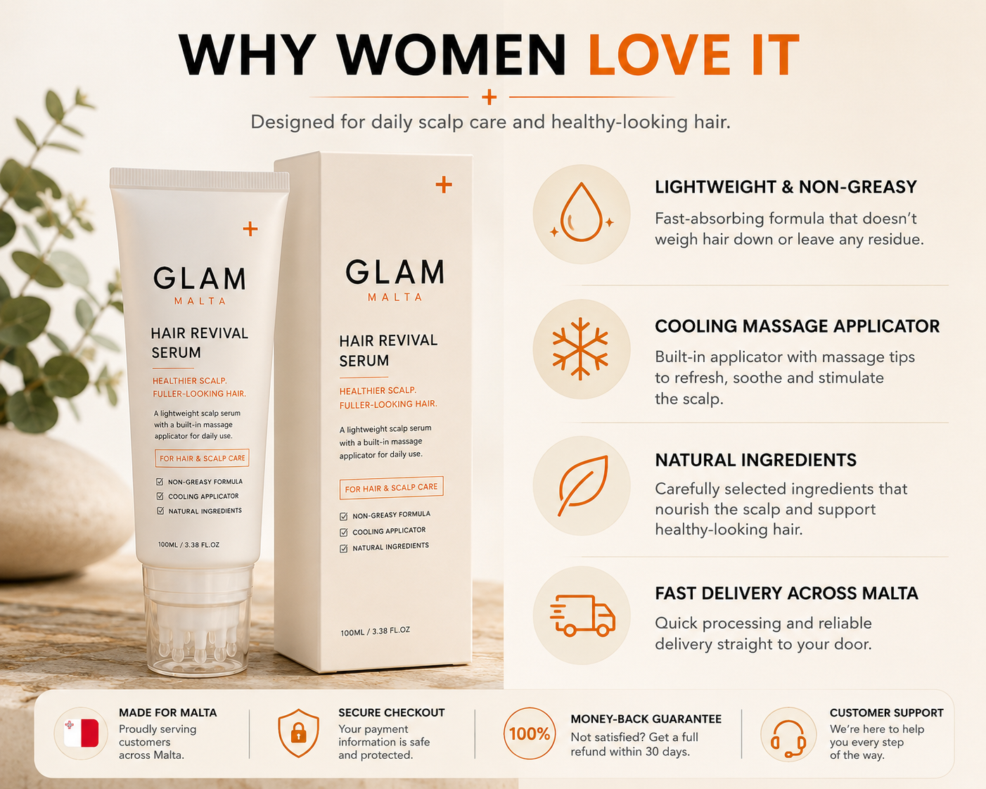 GLAM Hair Revival Serum