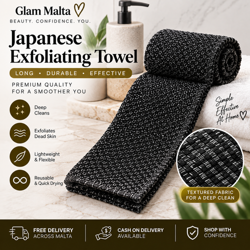 Japanese Exfoliating Bath & Back Scrub Towel