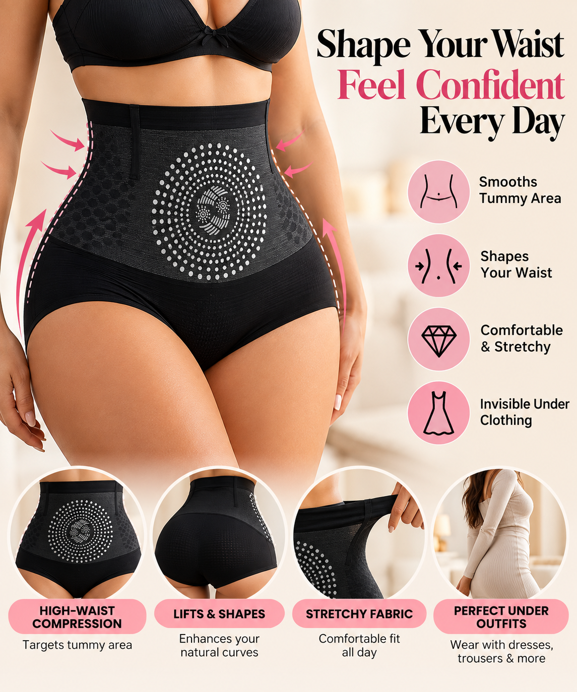 Glam Malta™ High-Waist Shaping Shorts