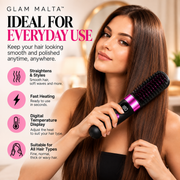 Glam Malta™ Wireless Hair Straightening Brush