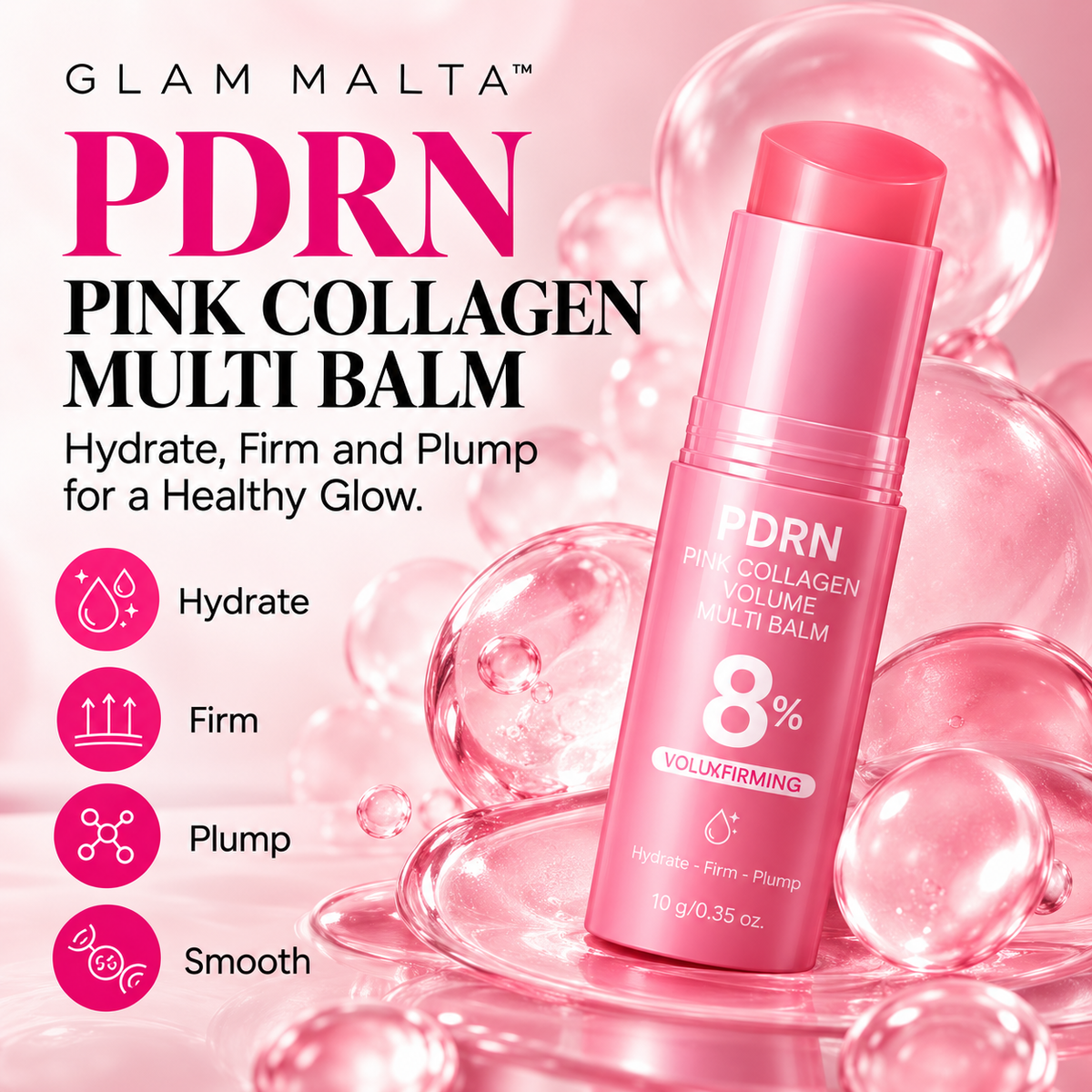 Glam Malta™ PDRN Pink Collagen Multi Balm - Buy 1 Get 1 Free