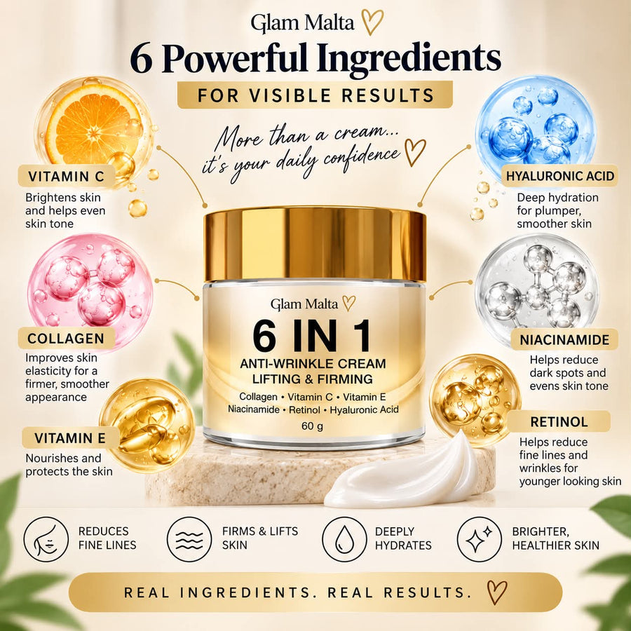 6-in-1 Anti Wrinkle Cream